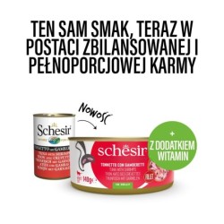 C&B, karma mokra, dla kotów, tuńczyk z krewetkami w galarecie, 140 g, puszka