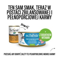 C&B, karma mokra, dla kotów, tuńczyk z sardynkami w galarecie, 140 g, puszka