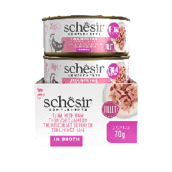 Complements, karma mokra, dla kotów, tuńczyk z szynką w bulionie, 70 g, puszka