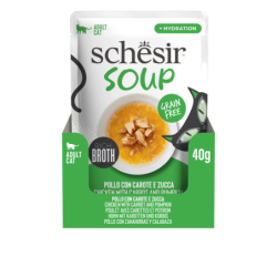 Soup, karma mokra, dla kotów, zupa kurczak z dynią, 40 g, saszetka