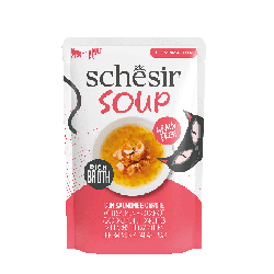 Soup, karma mokra, dla kotów, zupa łosoś z marchewką, 40 g, saszetka