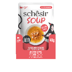 Soup, karma mokra, dla kotów, zupa łosoś z marchewką, 40 g, saszetka