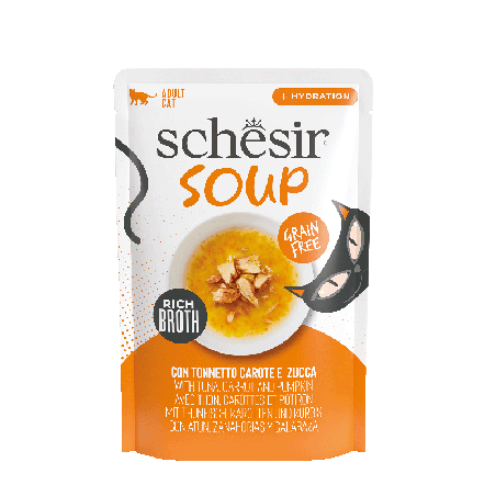 Soup, karma mokra, dla kotów, zupa tuńczyk z dynią, 40 g, saszetka