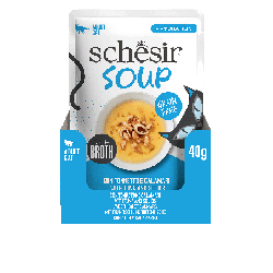 Soup, karma mokra, dla kotów, zupa tuńczyk z kalmarami, 40 g, saszetka