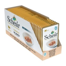 Karma mokra, dla kotów, tuńczyk z łososiem w galarecie, 50 g, saszetka