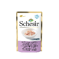 Karma mokra, dla kotów, tuńczyk z kurczakiem i szynką w galarecie, 50 g, saszetka