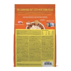 Born Carnivore, karma sucha, dla kotów dorosłych, kurczak z jajkiem, 1,25 g, worek