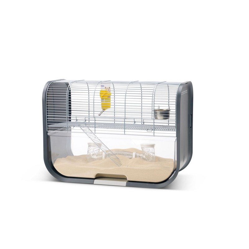 Lugano, klatka dla gryzoni/chomika, jasnoniebieska, plastik, 60x29x44cm