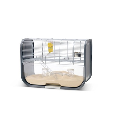 Lugano, klatka dla gryzoni/chomika, jasnoniebieska, plastik, 60x29x44cm