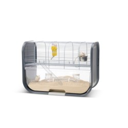 Lugano, klatka dla gryzoni/chomika, jasnoniebieska, plastik, 60x29x44cm