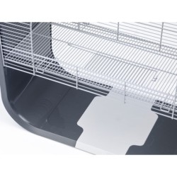 Lugano, klatka dla gryzoni/chomika, jasnoniebieska, plastik, 60x29x44cm