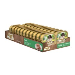 Pate, karma mokra, dla psa, królik, 150 g, tacka