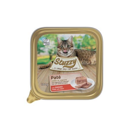 Pate, karma mokra, dla kota, wołowina 100 g, tacka
