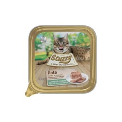 Pate, karma mokra, dla kota, cielęcina z marchewką, 100 g, tacka