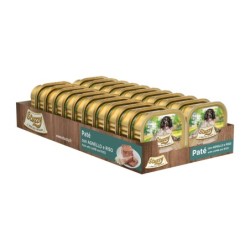 Pate, karma mokra, dla psa, jagnięcina z ryżem, 150 g, tacka
