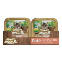 Pate, karma mokra, dla kota, łosoś 100 g, tacka