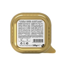 Pate, karma mokra, dla kota, łosoś 100 g, tacka