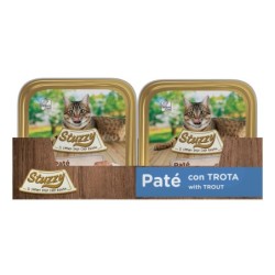 Pate, karma mokra, dla kota, pstrąg, 100 g, tacka