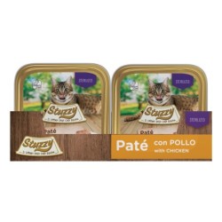 Pate Sterilized, karma mokra, dla kota, kurczak, 100 g, tacka, po sterylizacji