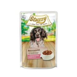 Bocconcini, karma mokra, dla psa, szynka kawałki, 100 g, saszetka