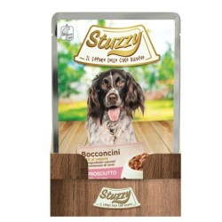 Bocconcini, karma mokra, dla psa, szynka kawałki, 100 g, saszetka