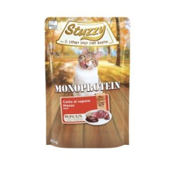 Monoprotein, karma mokra, dla kota, świeża wołowina, 85 g, saszetka