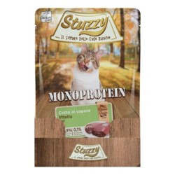 Monoprotein, karma mokra, dla kota, świeża cielęcina, 85 g, saszetka