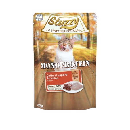 Monoprotein, karma mokra, dla kota, indyk, 85 g, saszetka