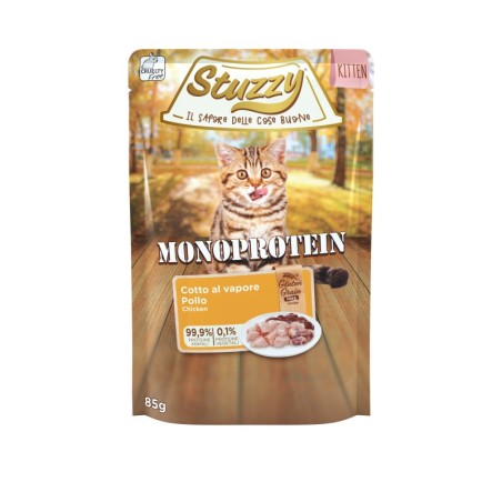 Monoprotein, karma mokra, dla kociąt, świeży kurczak, 85 g, saszetka