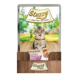 Bocconcini, karma mokra, dla kota, szynka z cielęciną w galarecie, 85 g, saszetka