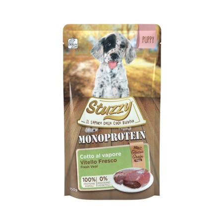 Monoprotein, karma mokra, dla szczeniąt, świeża cielęcina pasztet, 150 g, saszetka
