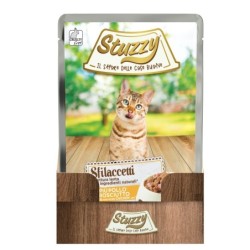 Sfilaccetti, karma mokra, dla kota, kurczak z szynką, 85 g, saszetka