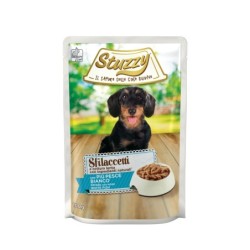 Sfilaccetti, karma mokra, dla psa, biała ryba, 100 g, saszetka