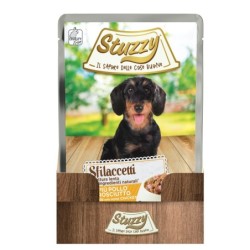 Sfilaccetti, karma mokra, dla psa, kurczak/szynka 100 g, saszetka