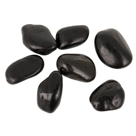 Kamienie polerowane Black Pebble III 30-50mm   do akwarium terrarium 10kg/OPAK