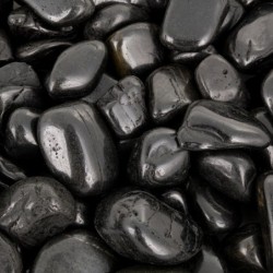 Kamienie polerowane Black Pebble IV 30-50mm do akwarium terrarium 10 kg/OPAK