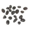 Kamienie polerowane Black Pebble 10-20 mm  do akwarium terrarium, 10kg/OPAK