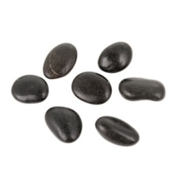Kamienie polerowane Black Pebble 20-30 mm  do akwarium terrarium, 10kg/OPAK