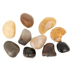 Kamienie polerowane MIX 30-50mm do akwarium terrarium 10kg/OPAK