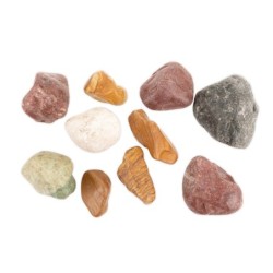 Kamienie polerowane Multicolor Pebble   50-80 mm  do akwarium terrarium 10kg/OPAK