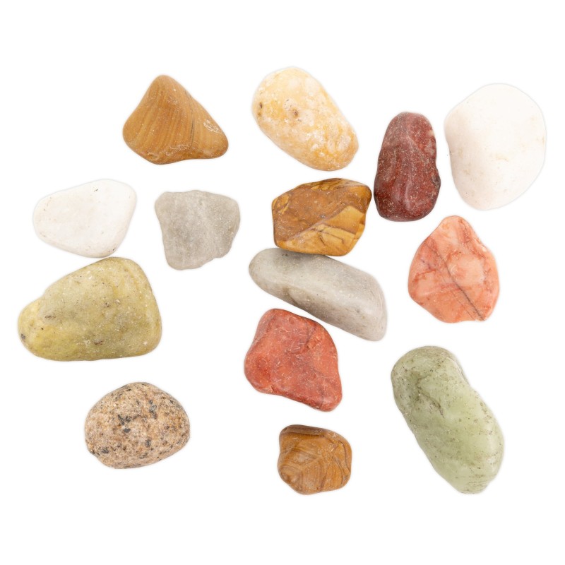 Kamienie polerowane Multicolor Pebble 10-20 mm  do akwarium terrarium 5kg/OPAK