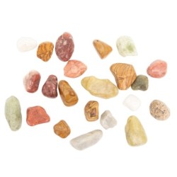 Kamienie polerowane Multicolor Pebble 10-20 mm  do akwarium terrarium 5kg/OPAK