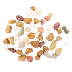 Kamienie polerowane Multicolor Pebble 10-20 mm  do akwarium terrarium 5kg/OPAK
