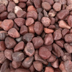 Kamienie polerowane Red  Pebble  20-30 mm  do akwarium terrarium, 5kg/OPAK