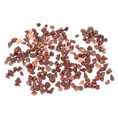 Kamienie polerowane Red Granite Pebble 8-12 mm  do akwarium terrarium 10kg/OPAK