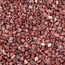 Kamienie polerowane Red Granite Pebble 8-12 mm  do akwarium terrarium 10kg/OPAK