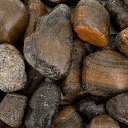 Kamienie polerowane Tiger Pebble   30-50 mm  do akwarium terrarium 10 kg/OPAK