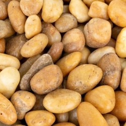 Kamienie polerowane Yellow Pebble 10-20 mm  do akwarium terrarium, 10kg/OPAK