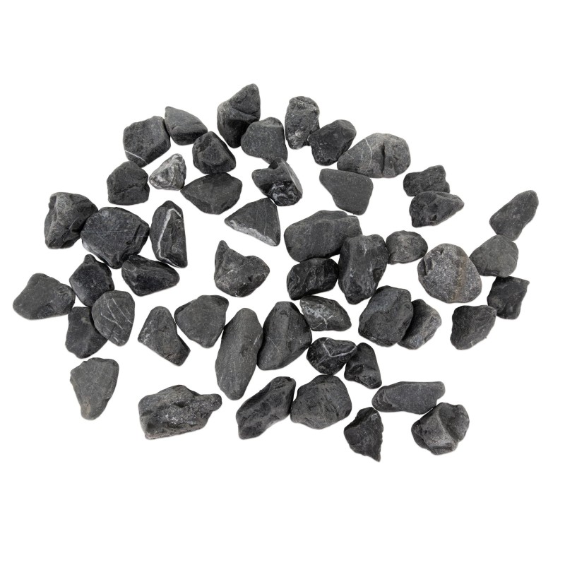 Kamienie kruszone Tumbled Black  8-12 mm    do akwarium terrarium 5kg/OPAK