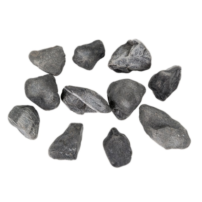 Kamienie kruszone Tumbled Black  20-30 mm    do akwarium terrarium 10 kg/OPAK